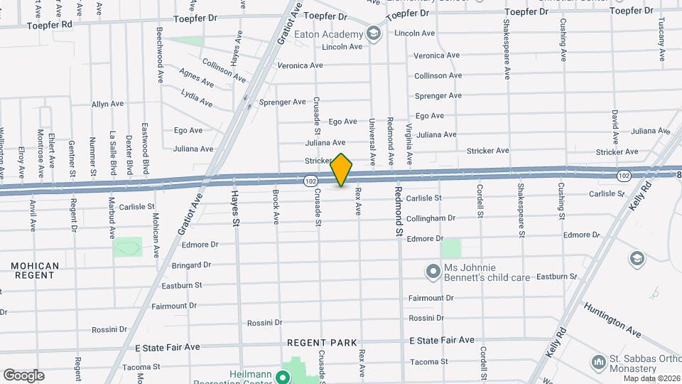 15663 Carlisle St Map and Location Details