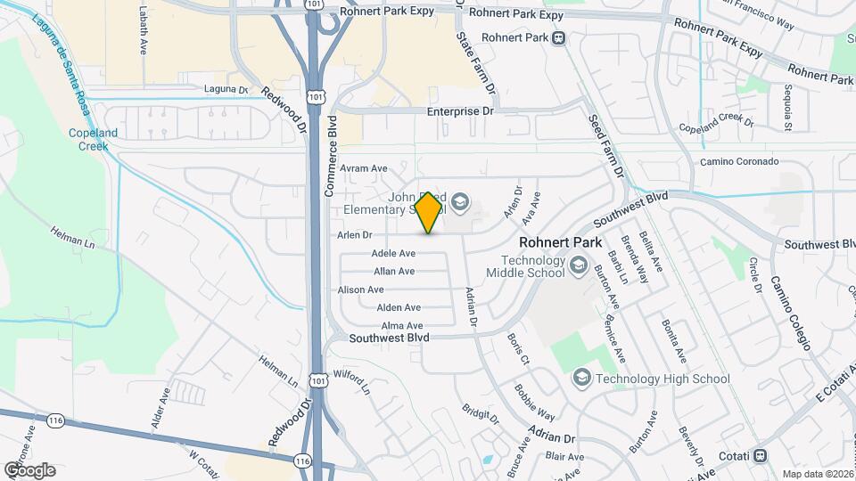 301 Arlen Dr Map and Location Details