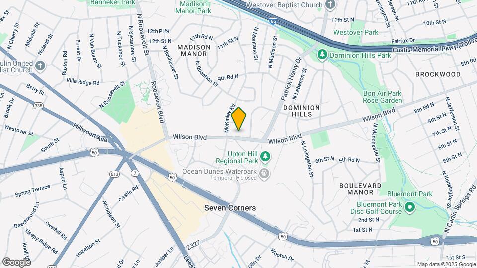 841 N Manchester St Map and Location Details