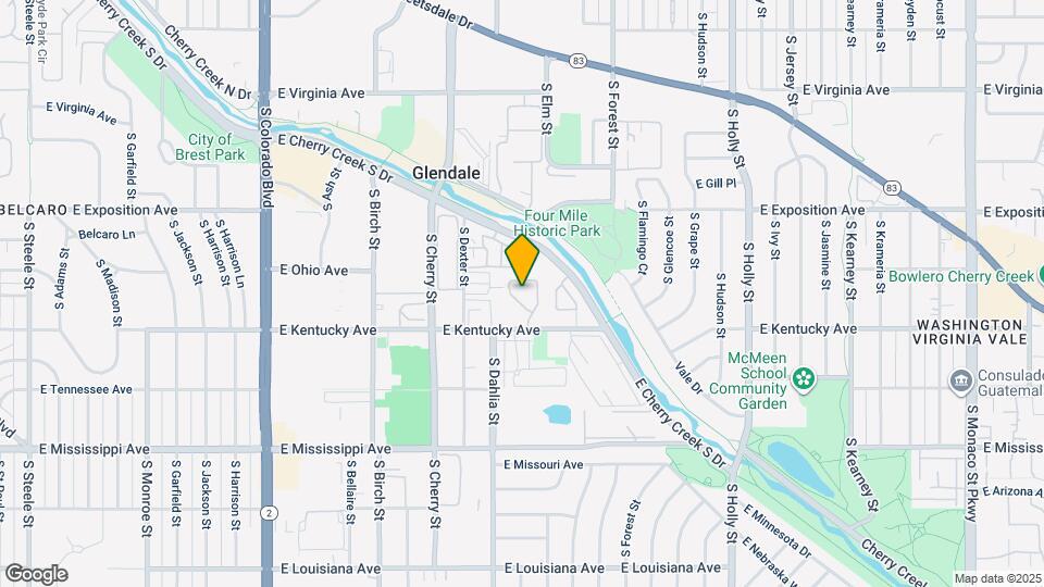 4876 E Kentucky Cir Map and Location Details