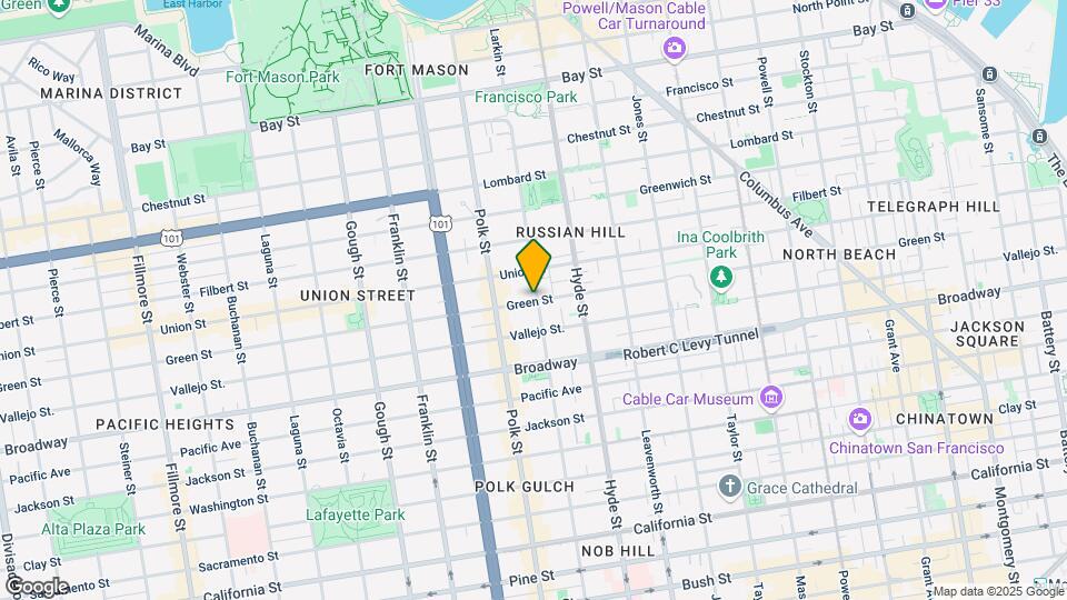 2201 Larkin St Mapa y Detalles de la Ubicación