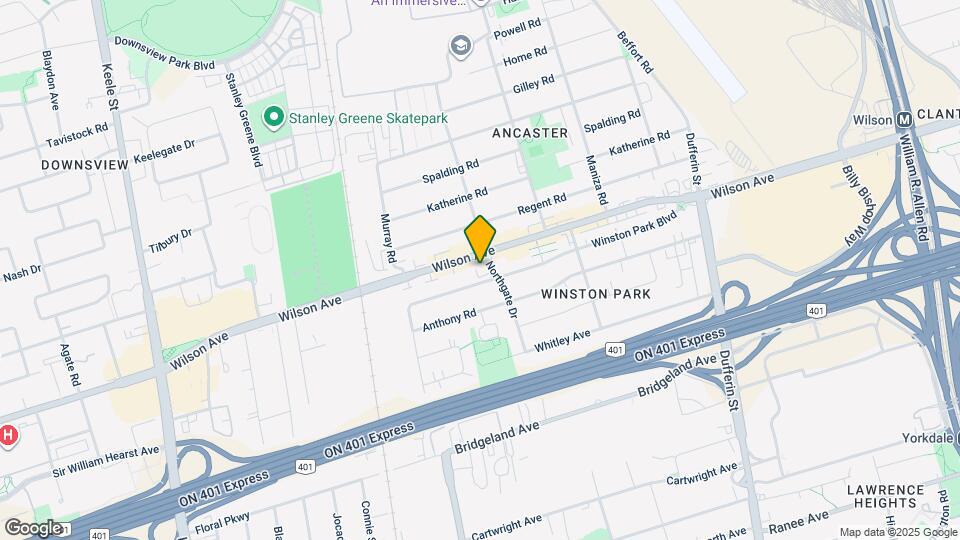 921 Wilson Apartments Map and Location Details