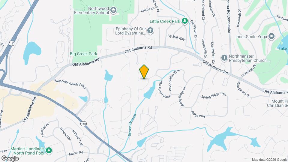 9905 Lake Forest Way Map and Location Details