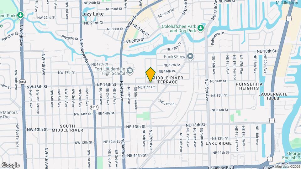 710 NE 16th St, Unit A Mapa y Detalles de la Ubicación