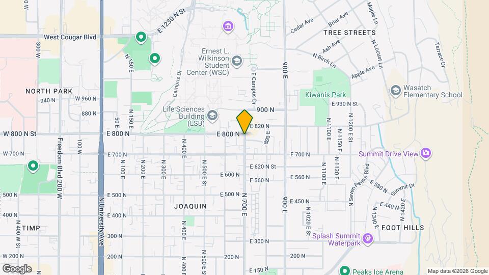 655 E. 600 North #12 E Map and Location Details