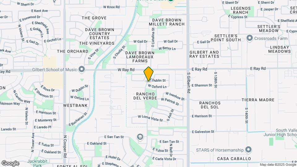 256 W Oxford Ln Map and Location Details