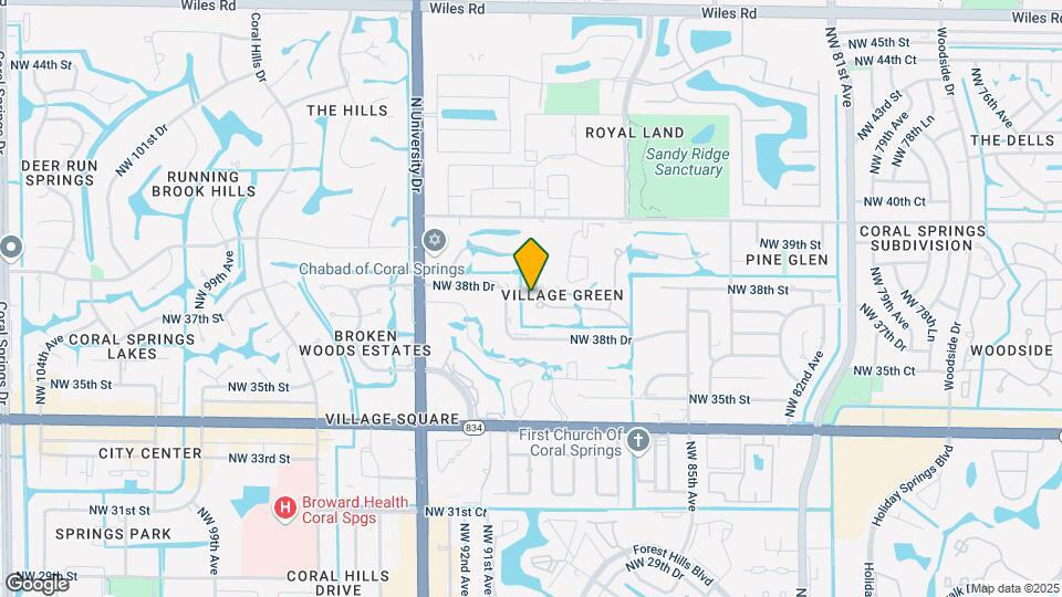 3784 NW 89th Way Map and Location Details