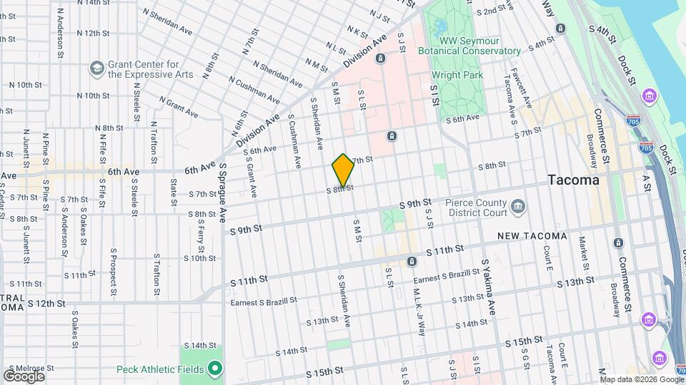 1308 S 8th St Map and Location Details