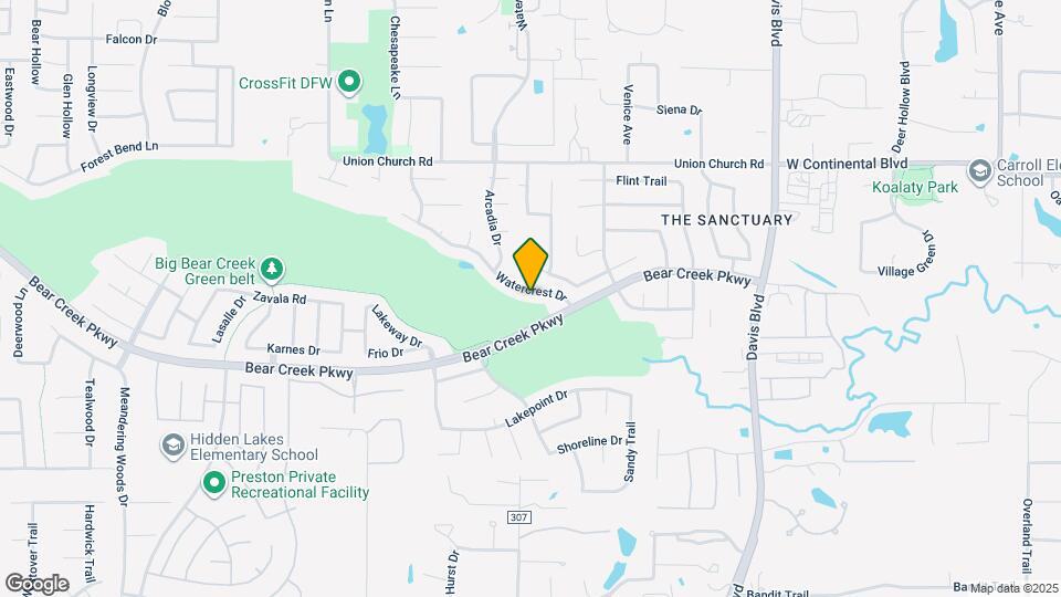 2418 Watercrest Dr Map and Location Details