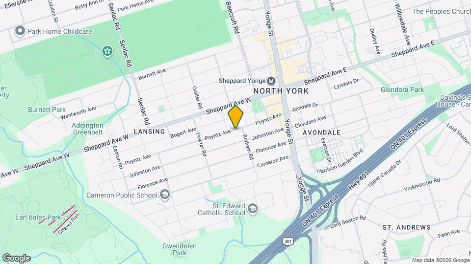 95 Poyntz Ave, Unit 6212 Map and Location Details