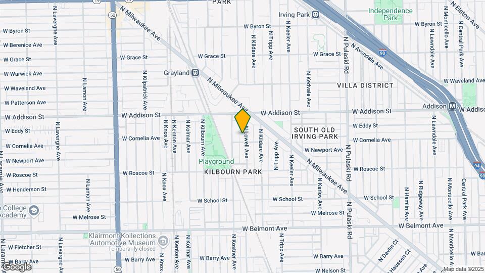 3508 N Lowell Ave Map and Location Details
