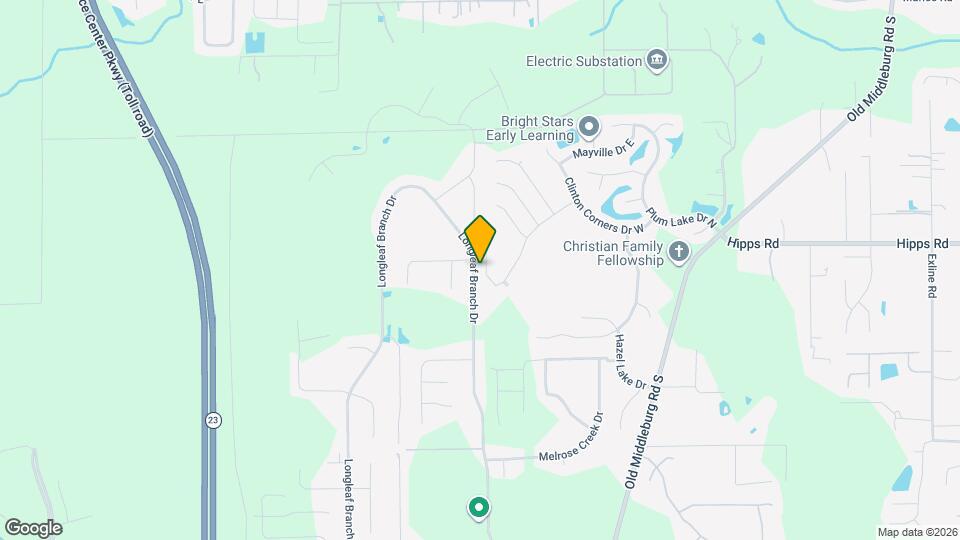 7099 Longleaf Branch Dr Map and Location Details