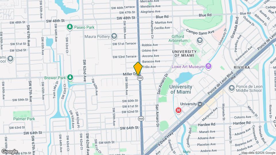 5715 SW 56th Terrace Map and Location Details