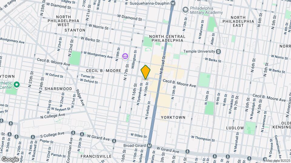 1628-30 N 15th St Map and Location Details
