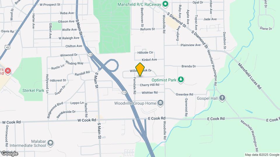 184 Cliffbrook Dr Map and Location Details