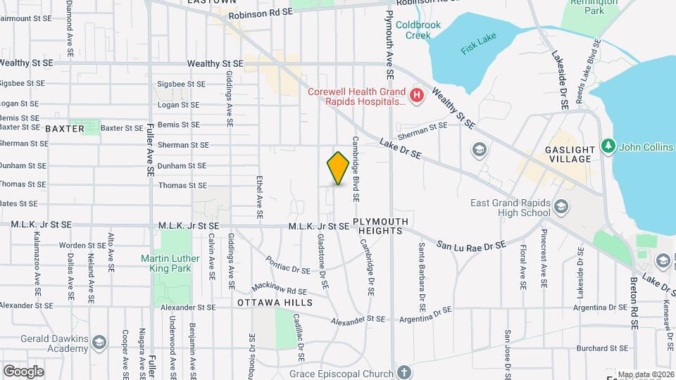 706 Rosewood Ave SE Map and Location Details