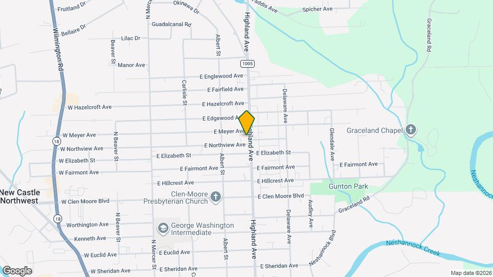 2205 Highland Ave Map and Location Details