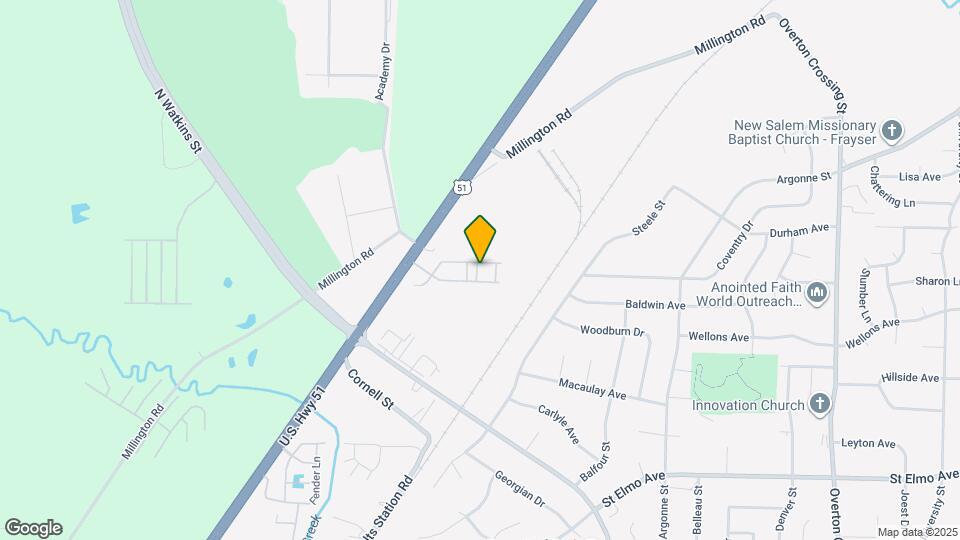 1651 Dena Dr Map and Location Details