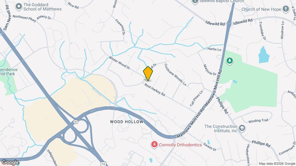 1109 Reid Harkey Rd Map and Location Details