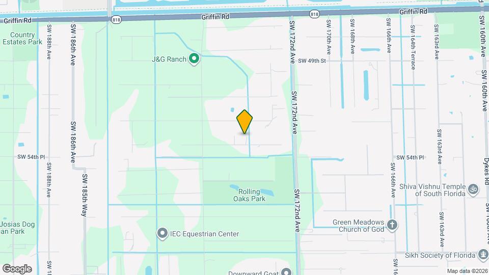 17501 SW 54th St Map and Location Details