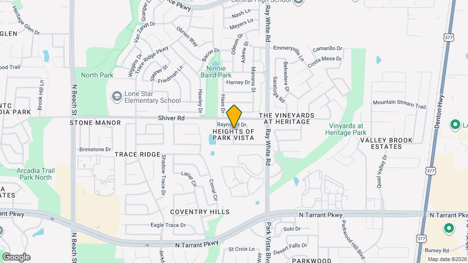 5033 Meridian Ln Map and Location Details