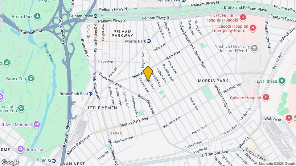 1937 Bogart Ave, Unit G Map and Location Details