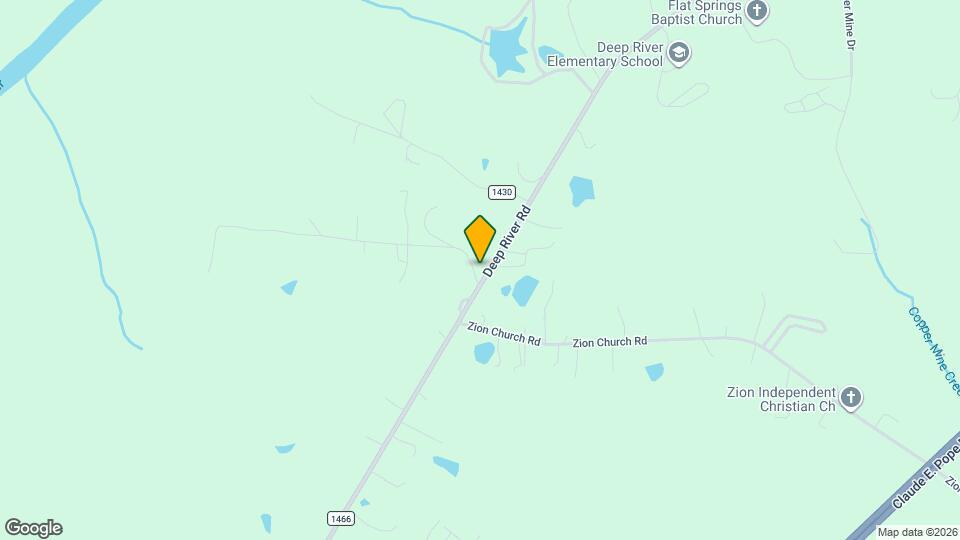 3195 Deep River Rd Map and Location Details