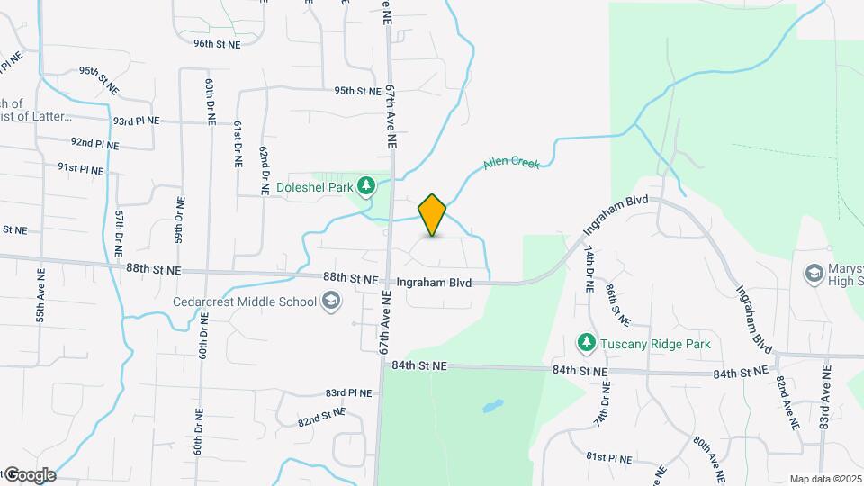 6816 89th Pl NE Map and Location Details