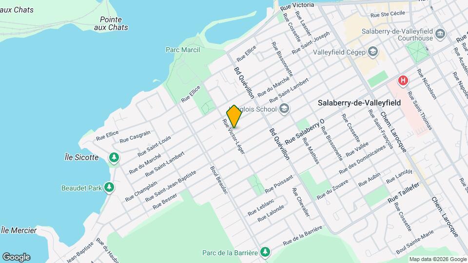 408 Champlain Rue Map and Location Details