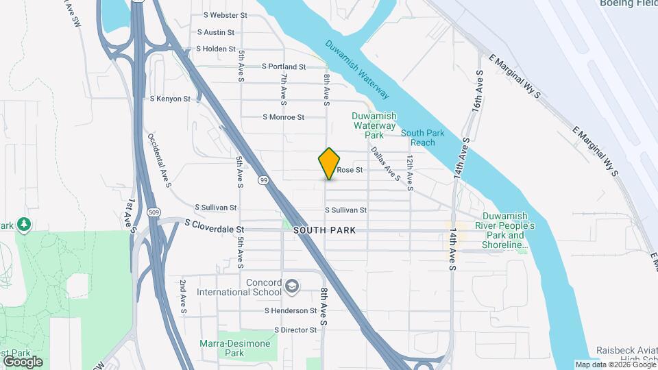 800 S Thistle St Map and Location Details