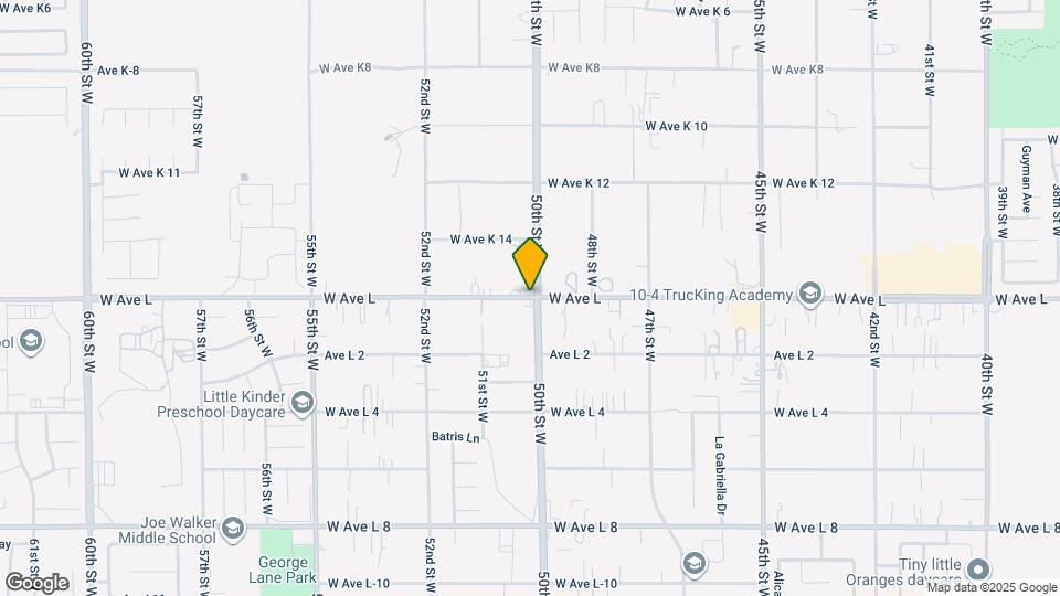 4718 W Ave L 6 Map and Location Details