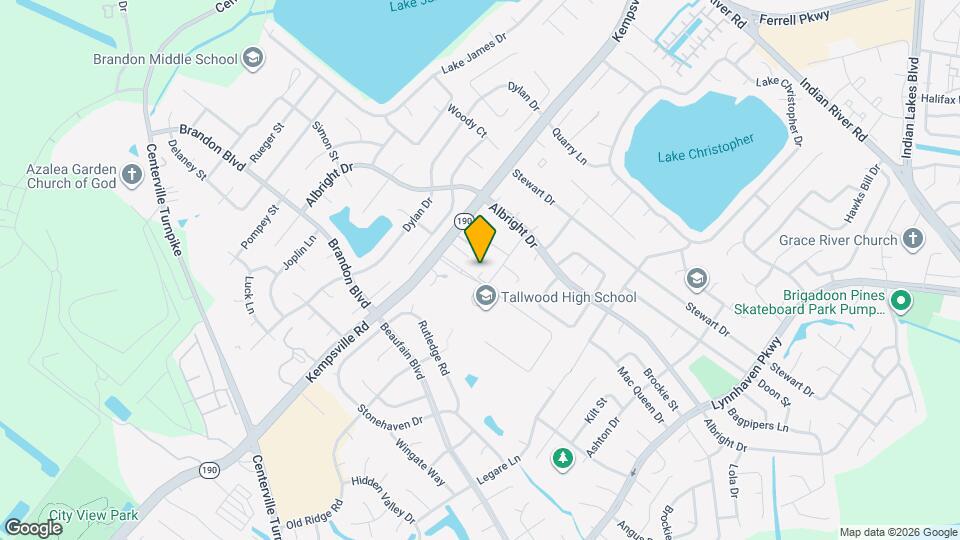 1666 Kempsville Rd Map and Location Details