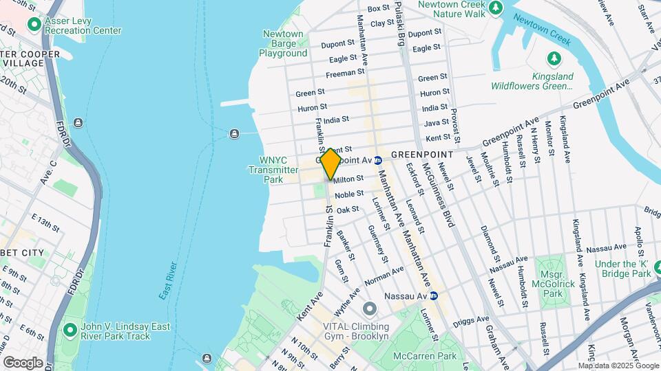 124 Franklin St Mapa y Detalles de la Ubicación
