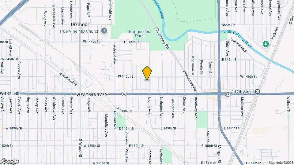 14612 Loomis Ave Map and Location Details