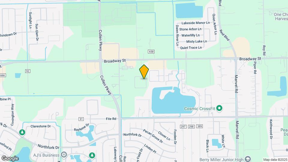 Pearland Senior Village Mapa y Detalles de la Ubicación
