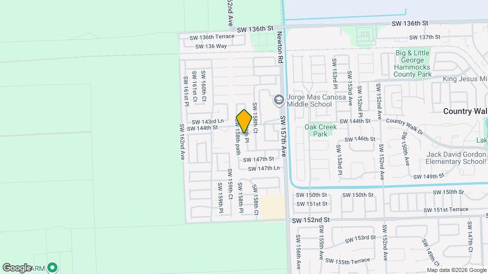 14486 SW 158th Pl Map and Location Details