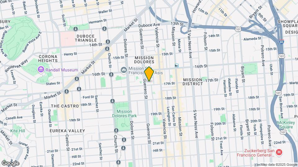 3474 17th Street Map and Location Details