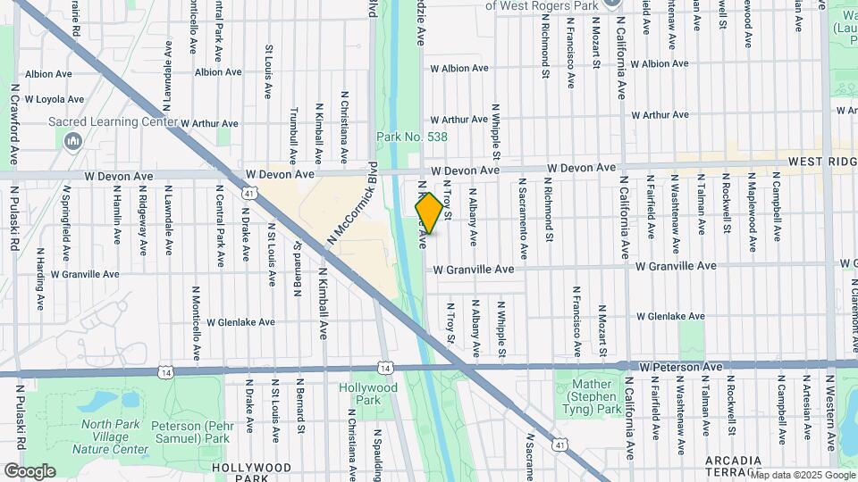 6233-6235 N Kedzie Ave Map and Location Details