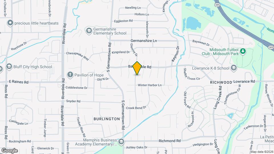 4124 Glenroy Dr Map and Location Details