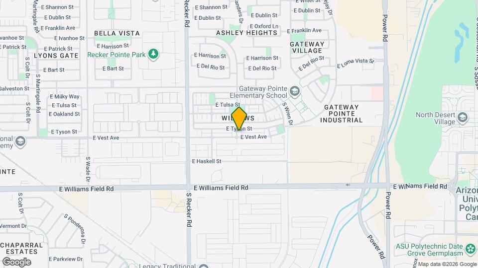 2189 S Sanders Dr Map and Location Details