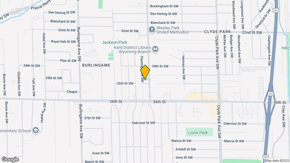 3456 Flamingo Ave SW Map and Location Details