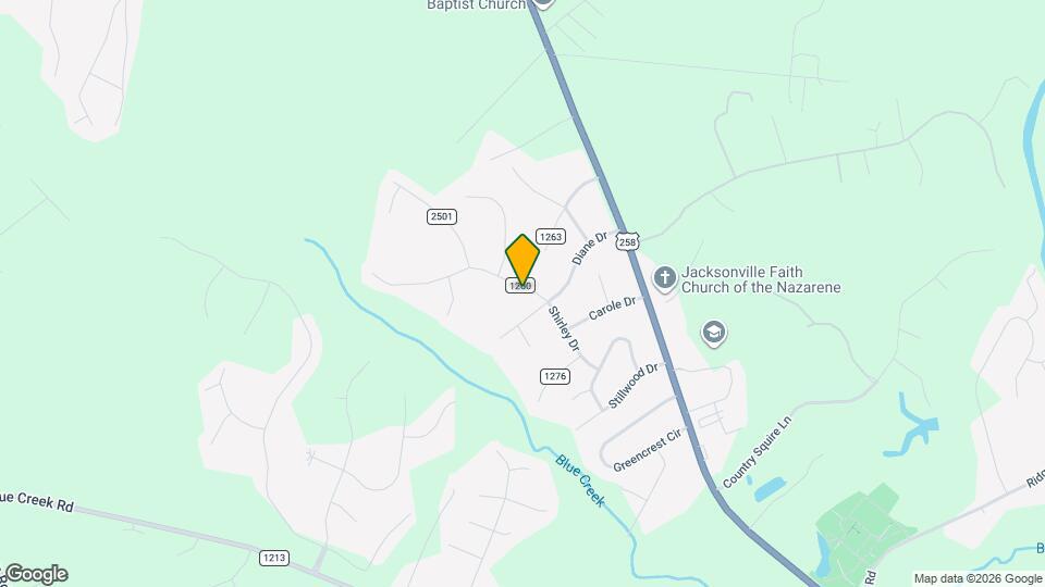 1021 Shirley Dr Map and Location Details