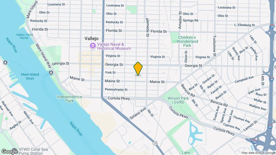 414 El Dorado St Map and Location Details