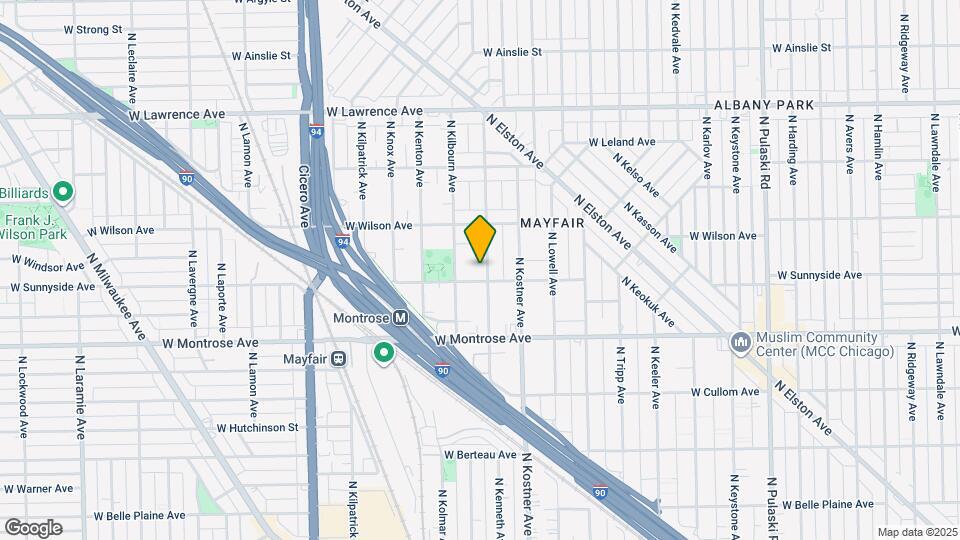 4516 N Kenneth Ave, Unit 2nd floor front Map and Location Details