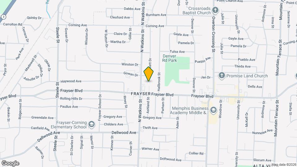 3405 Medford Cove Map and Location Details