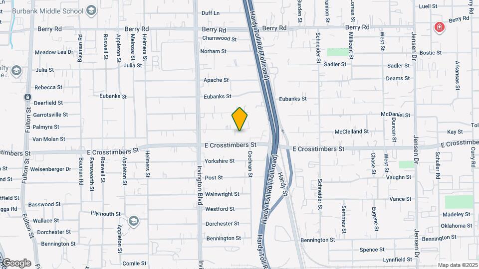 1028 Caperton St Map and Location Details