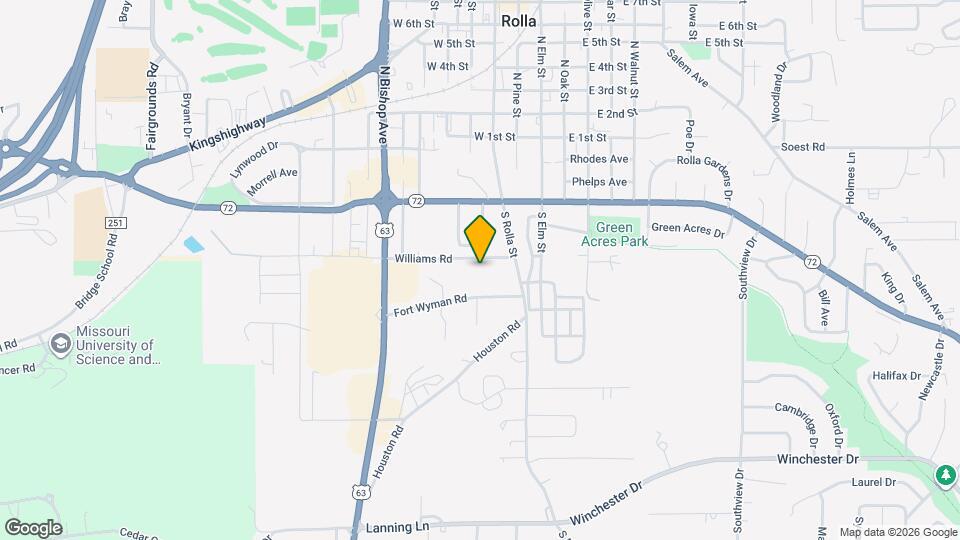 303 Williams Rd Map and Location Details