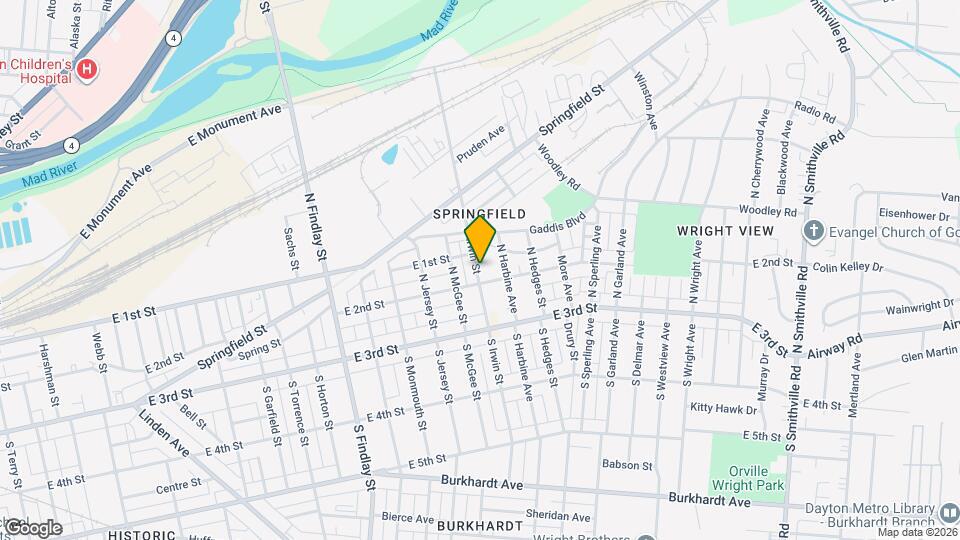 112 N Irwin St Map and Location Details