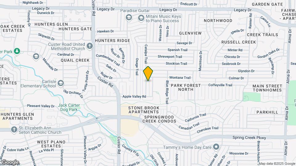 6528 Palmer Trail Map and Location Details