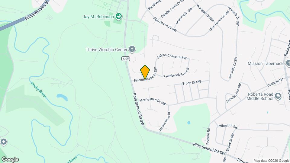 4613 Falcon Chase Dr SW Map and Location Details